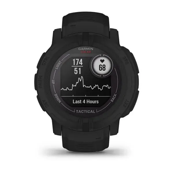 Garmin Instinct 2 Solar - Tactical Edition | Rugged GPS Smartwatch