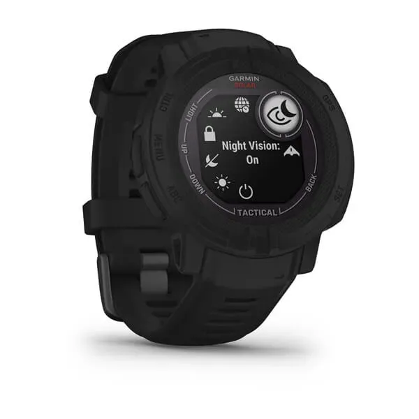 Garmin Instinct 2 Solar - Tactical Edition | Rugged GPS Smartwatch