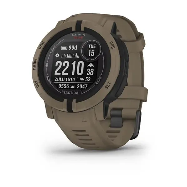 Garmin Instinct 2 Solar - Tactical Edition | Rugged GPS Smartwatch