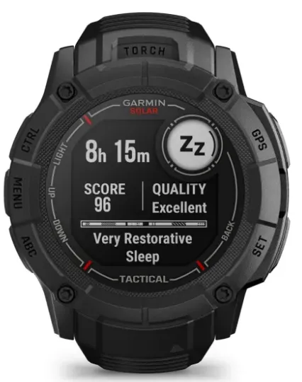 Garmin Instinct® 2X Solar - Tactical Edition 50 MM Rugged Hybrid Smartwatch