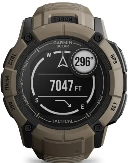 Garmin Instinct® 2X Solar - Tactical Edition 50 MM Rugged Hybrid Smartwatch
