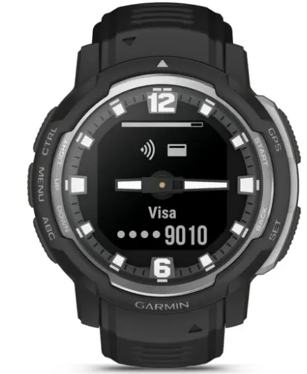 Garmin Instinct® Crossover - Standard Edition Rugged Hybrid Smartwatch