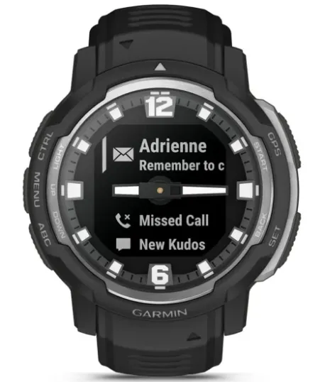 Garmin Instinct® Crossover - Standard Edition Rugged Hybrid Smartwatch
