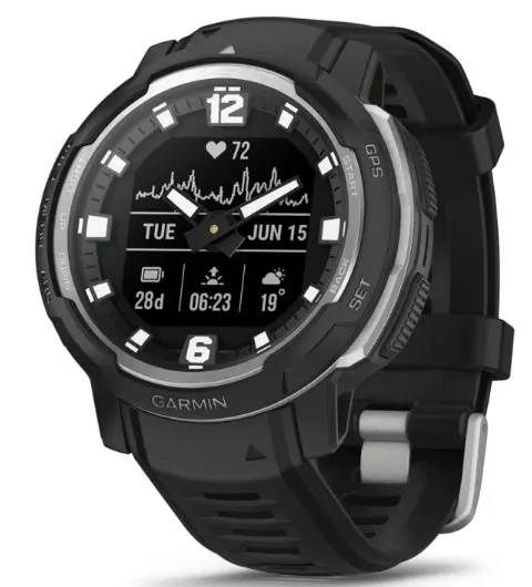 Garmin Instinct® Crossover - Standard Edition Rugged Hybrid Smartwatch