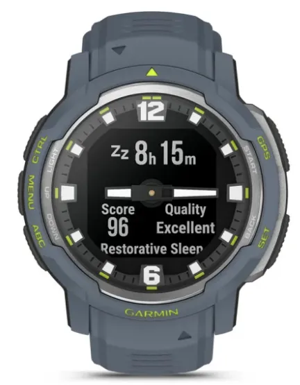 Garmin Instinct® Crossover - Standard Edition Rugged Hybrid Smartwatch