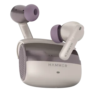 Hammer Stellar ENC Bluetooth Earbuds with Quad Mics & Type C Fast Charging