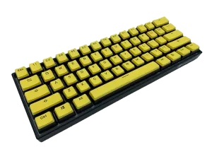 Hayabusa 60% Keyboard - Black & Yellow (Pudding)