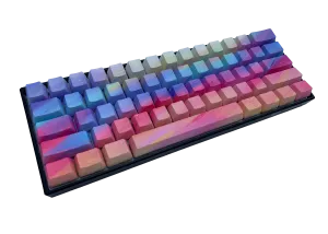 Hayabusa 60% Keyboard - Rainbow Sherbet