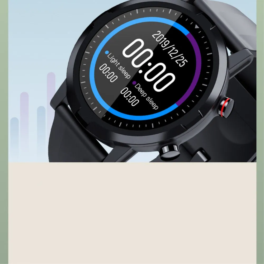 Haylou (by Xiaomi*) - RT Fitness Tracker Smart Watch with heart rate / sleep monitoring 1.28" display (IP68) - Black