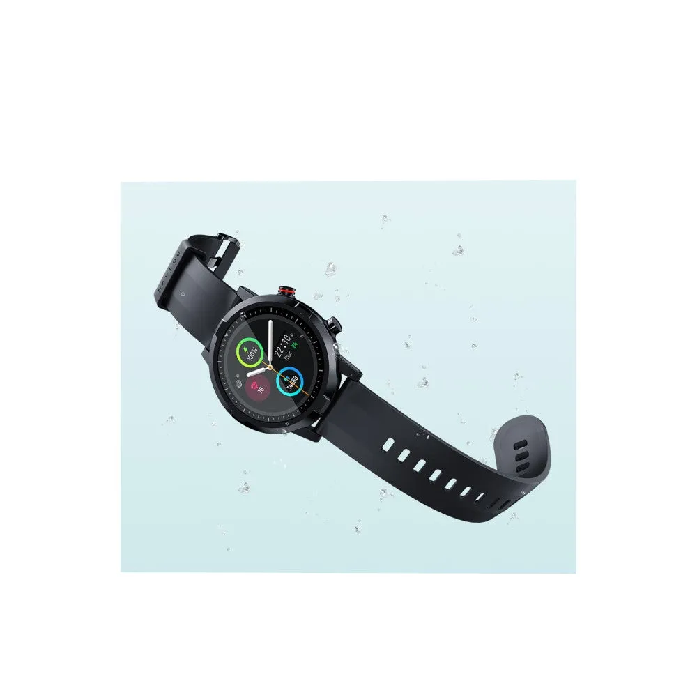 Haylou (by Xiaomi*) - RT Fitness Tracker Smart Watch with heart rate / sleep monitoring 1.28" display (IP68) - Black