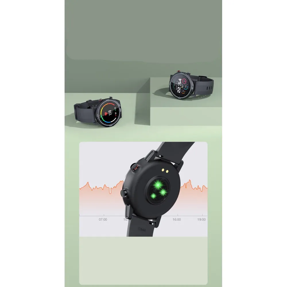 Haylou (by Xiaomi*) - RT Fitness Tracker Smart Watch with heart rate / sleep monitoring 1.28" display (IP68) - Black