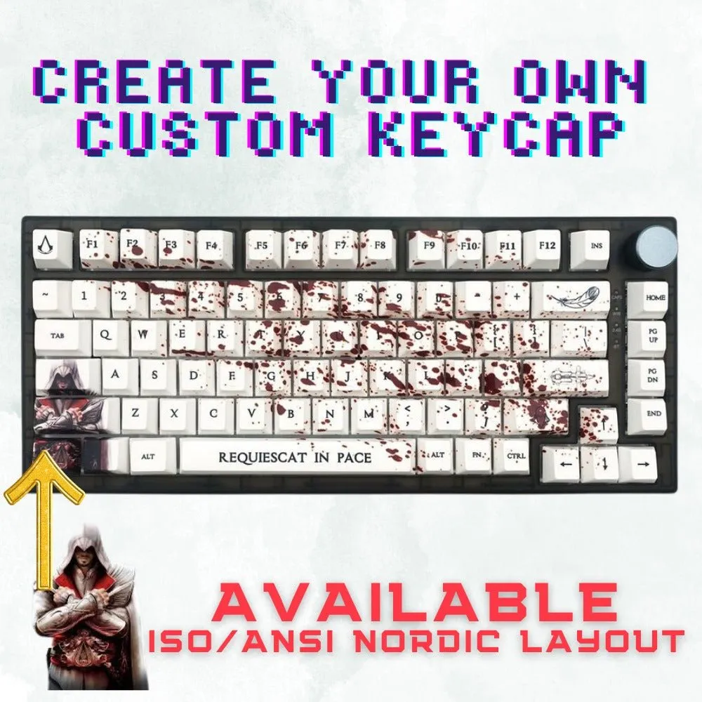 HHKB 60% Keyboard Custom Keycaps ( ANSI | 60 Keys )