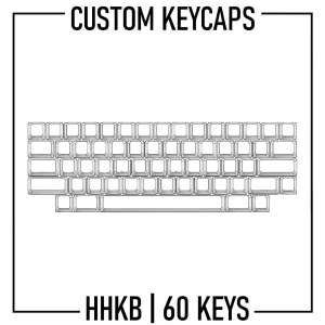HHKB 60% Keyboard Custom Keycaps ( ANSI | 60 Keys )
