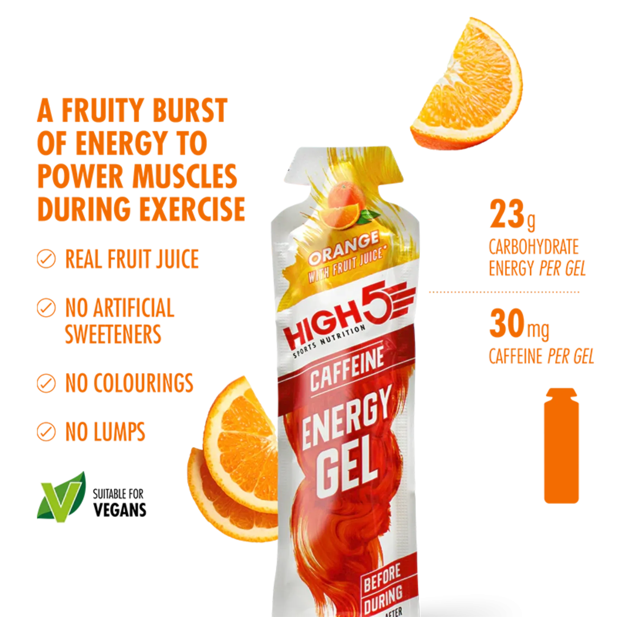 High 5 Energy Gel Orange - 40g