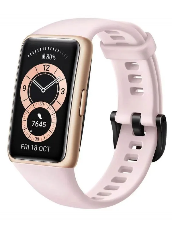 Huawei Band 6 Pink Touch Screen Fitness Smartwatch