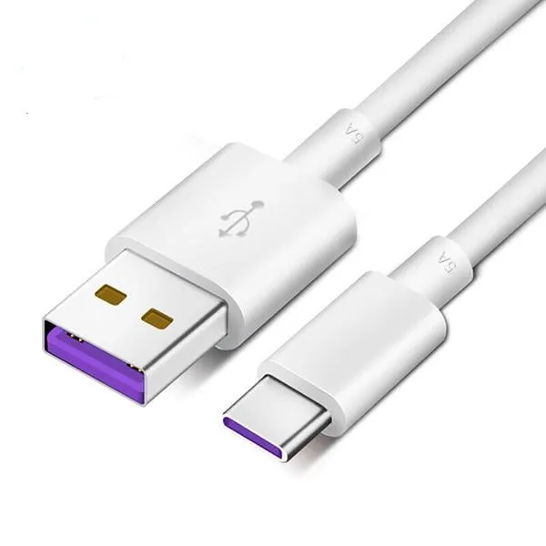 Huawei USB 5A Type C Cable  P30 P20 Pro lite Mate20 10 Pro P10 Plus lite USB 3.1 Type-C Original Supercharge Super Charger Cable