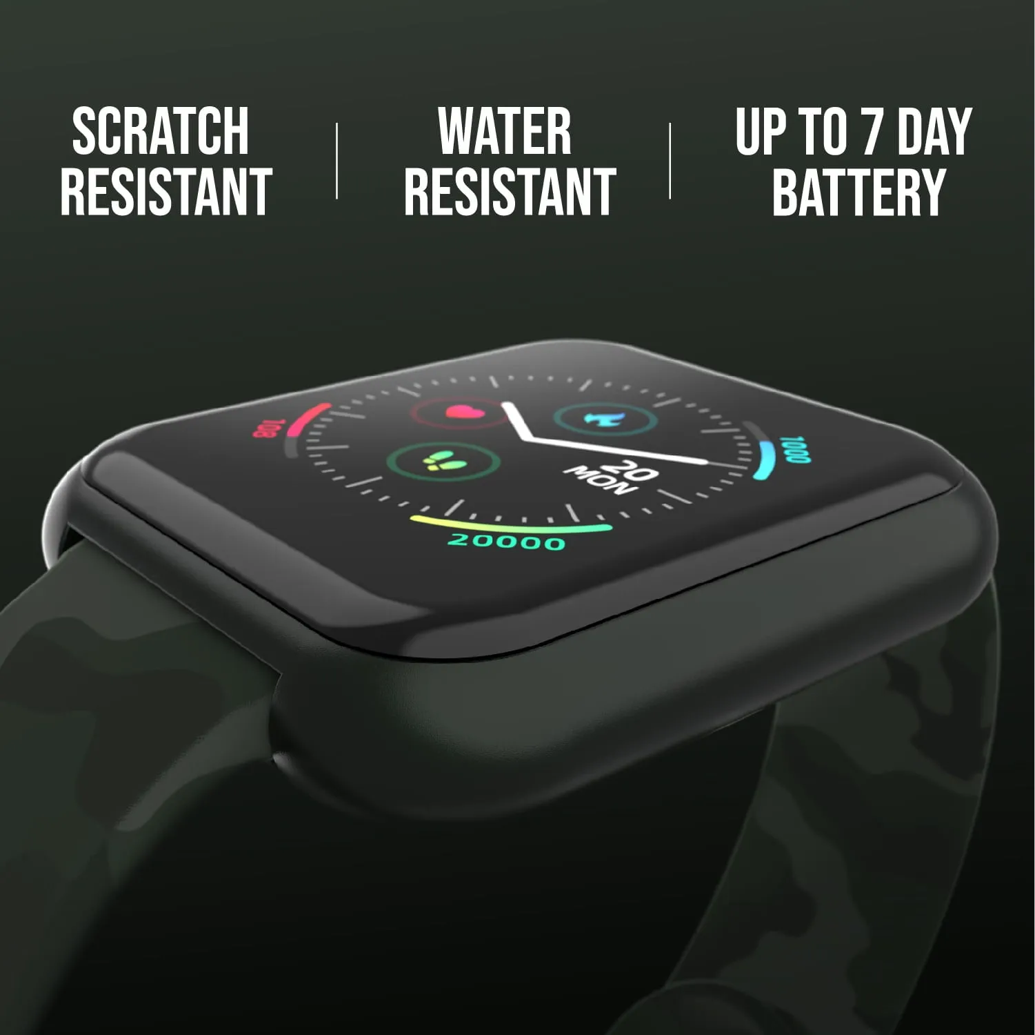 iTOUCH Air 3 Smart watch Fitness Tracker, Heart Rate 40mm Case