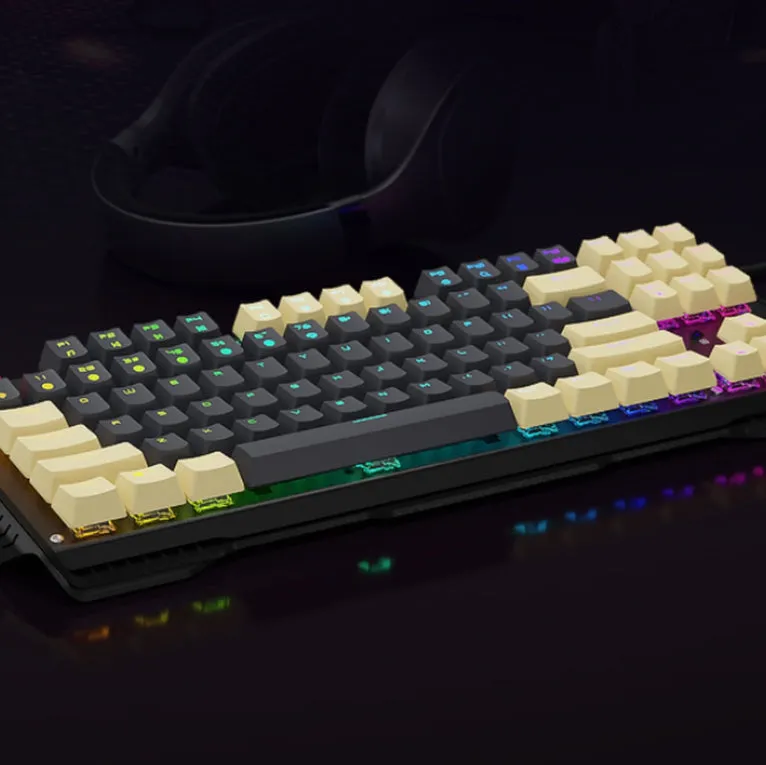 JAMESDONKEY 619RS 87Keys Wired Mechanical Gaming Keyboard