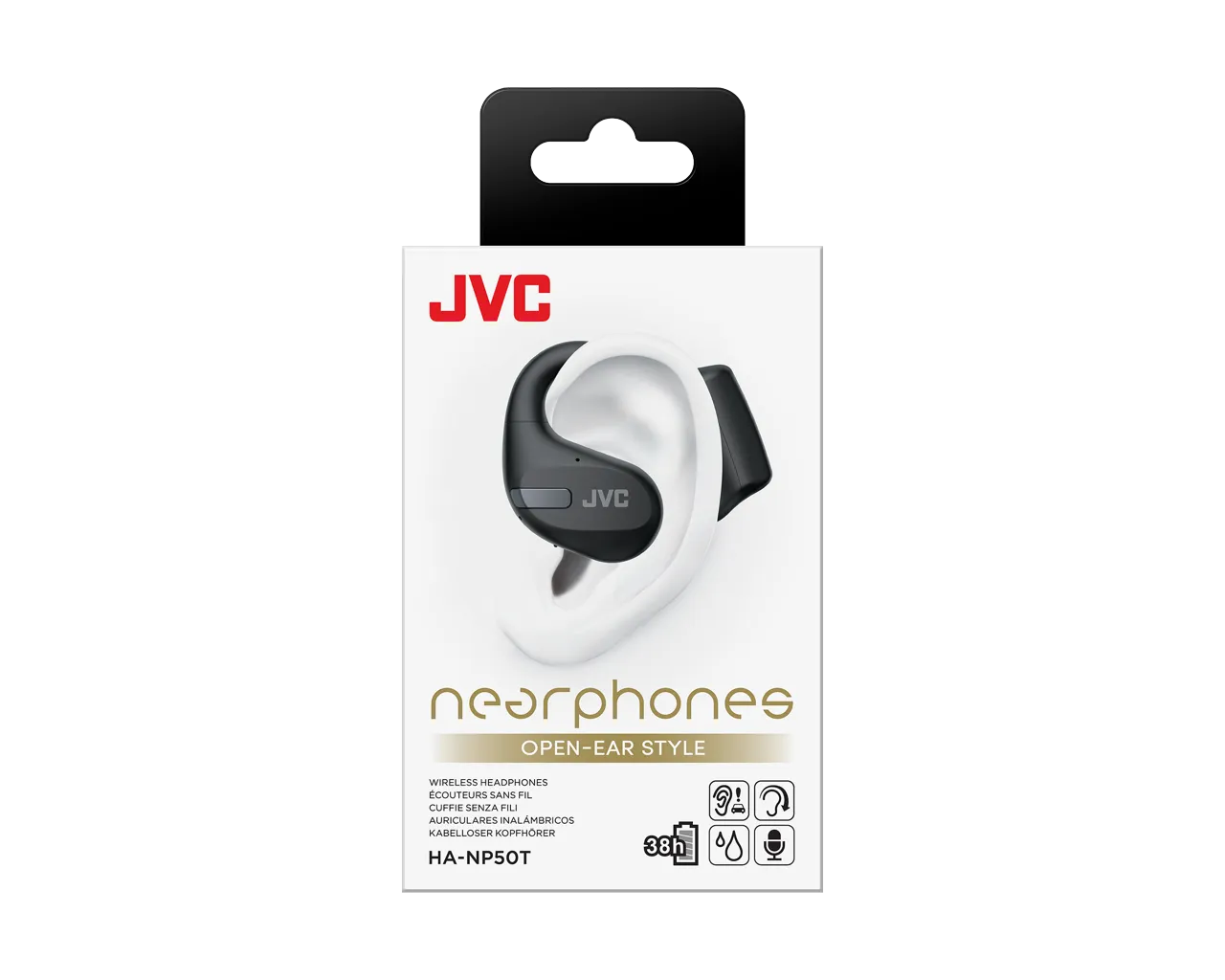 JVC Open Ear "Nearphones" Black