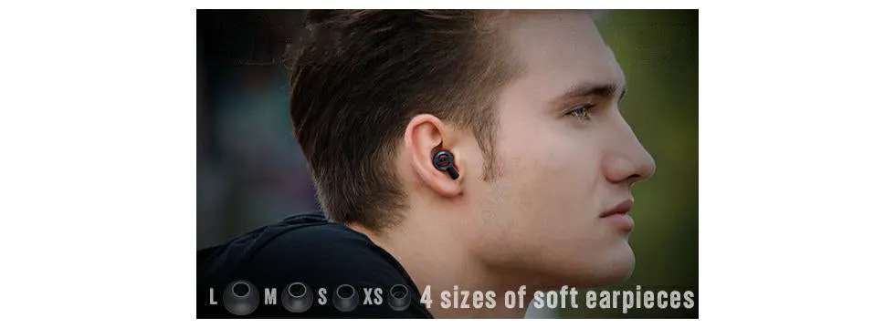 JVC True Wireless Extreme Bass Earbuds Black