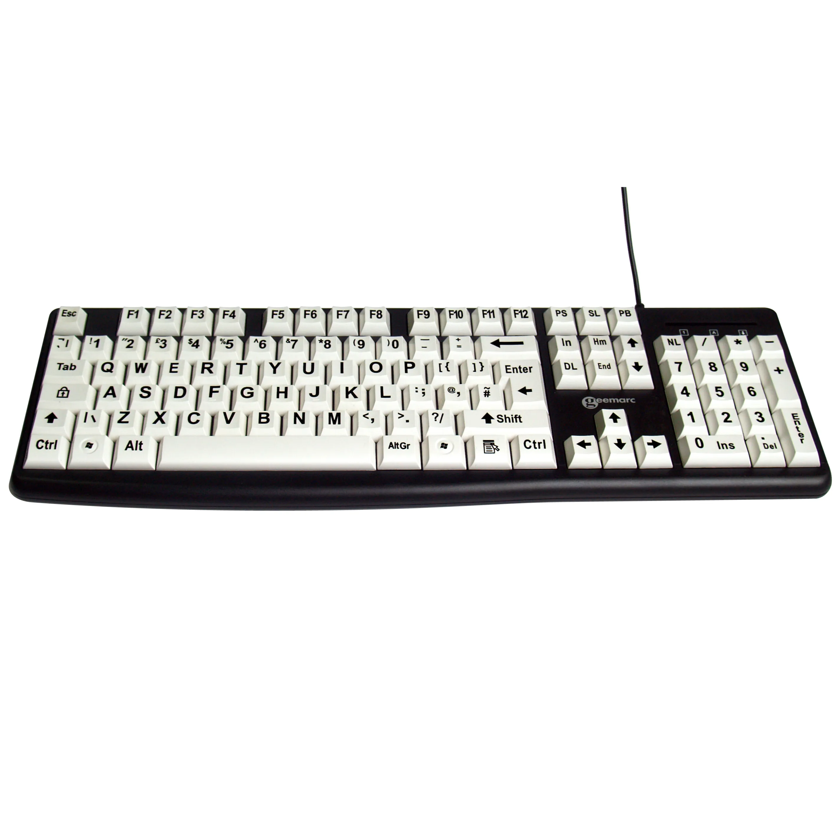 KBS White V3 - High Visibility Keyboard