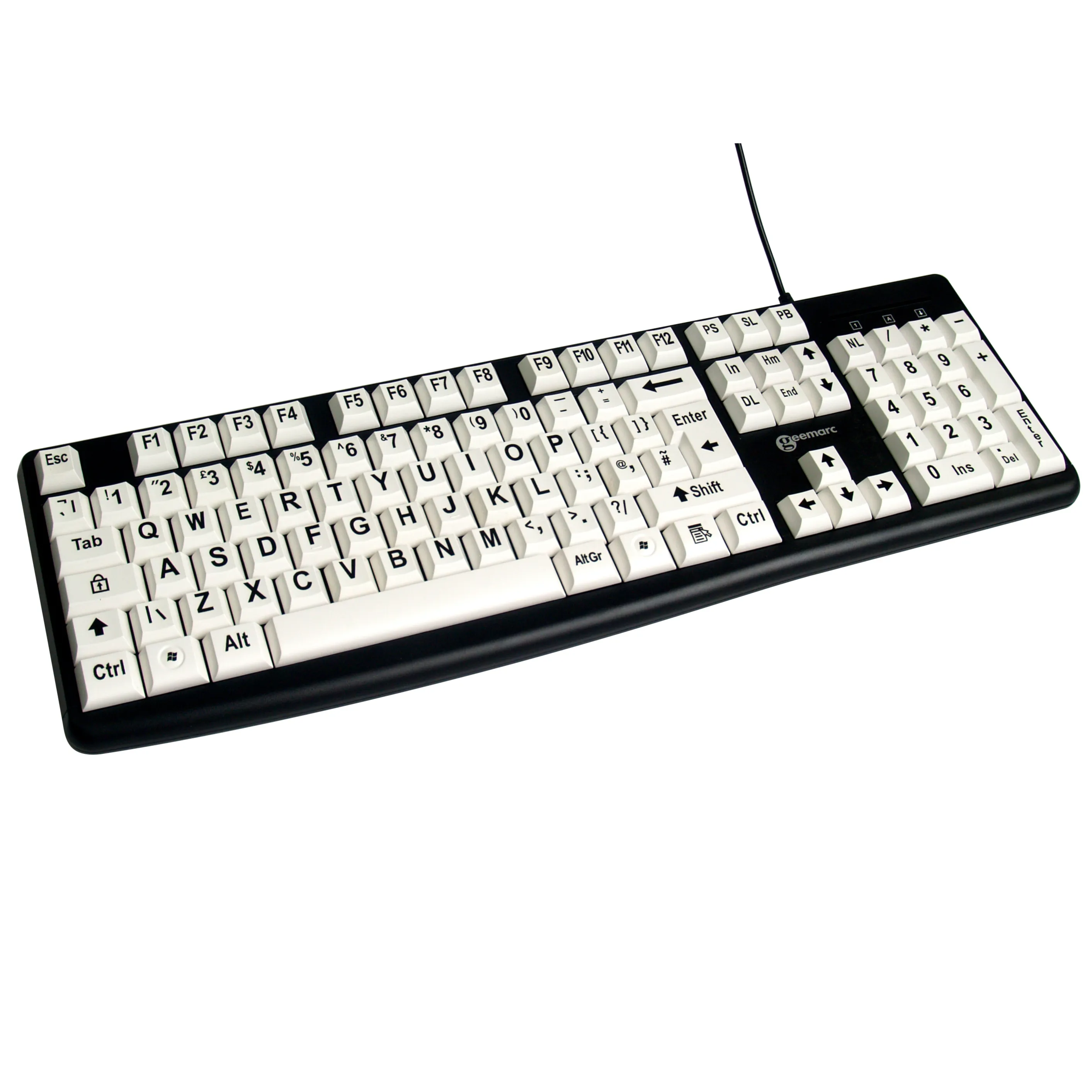 KBS White V3 - High Visibility Keyboard