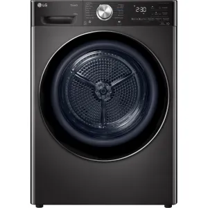 LG DVH10-10B 10kg Series 10 Heat Pump Dryer (Black Steel)