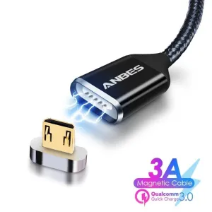 Magnetic Micro USB Cable For Xiaomi Huawei Android Mobile Phone Fast Charging