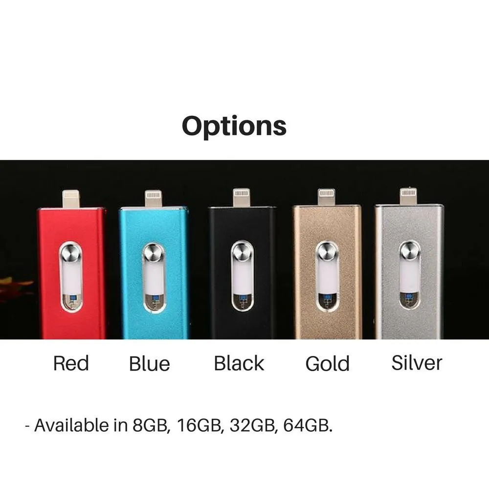 Mini Flash Drive 64GB USB3.0 for iPhone and iPad