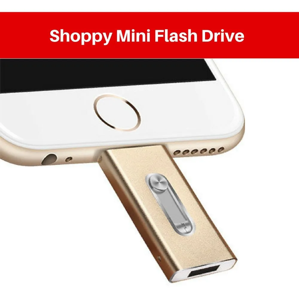 Mini Flash Drive 64GB USB3.0 for iPhone and iPad