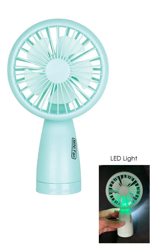 MO0009 Mint Portable Flash Light Mini Fan (USB Chargeable)