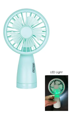 MO0009 Mint Portable Flash Light Mini Fan (USB Chargeable)