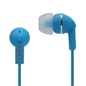 Moki Dots Noise Isolation Earbuds - Blue