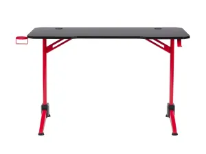 Red and Black Gaming Desk