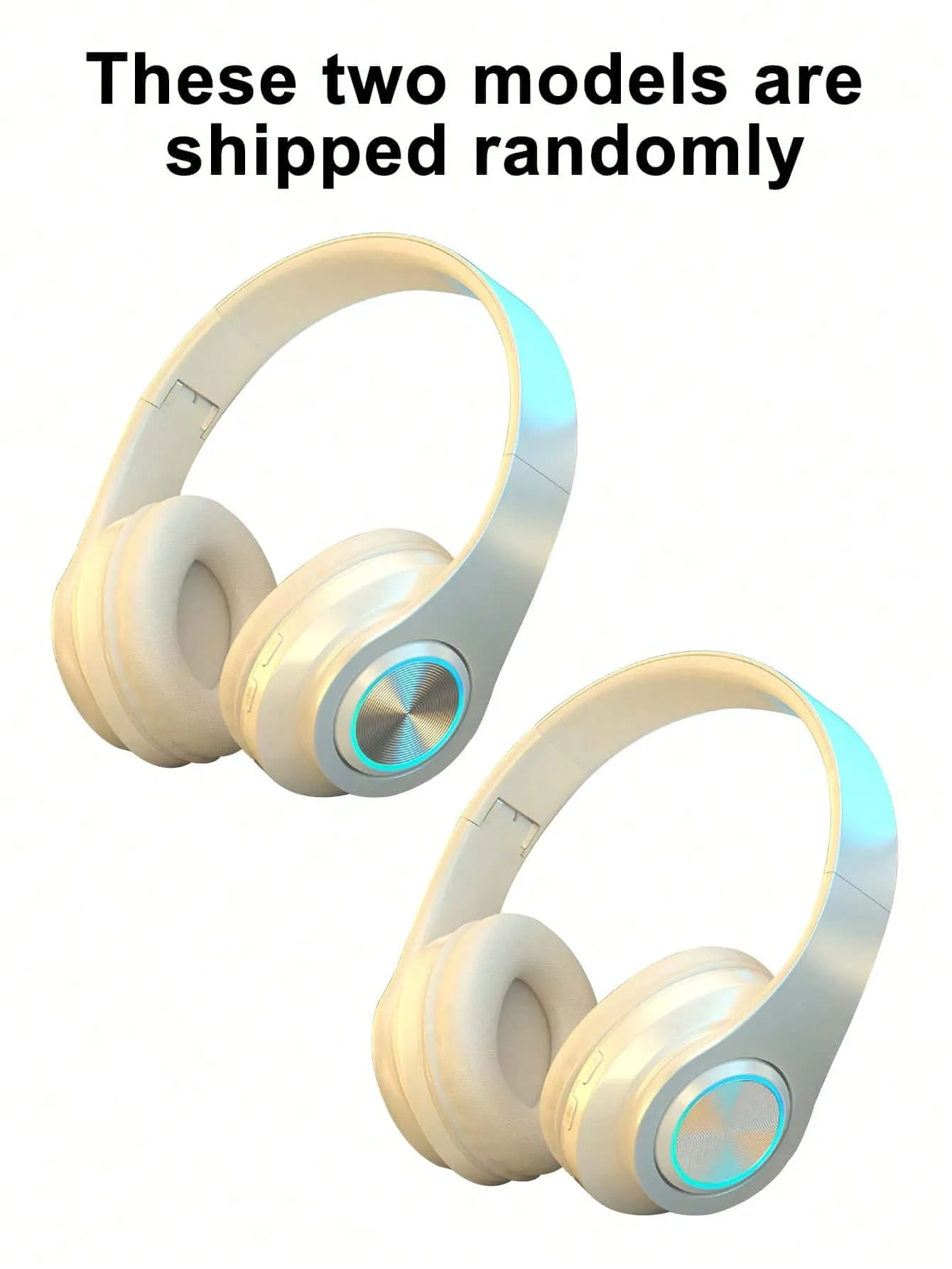RGB Colorful LED Lights Headphones Over Ear