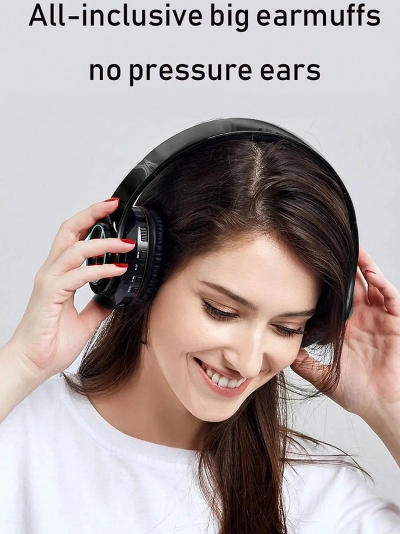 RGB Colorful LED Lights Headphones Over Ear