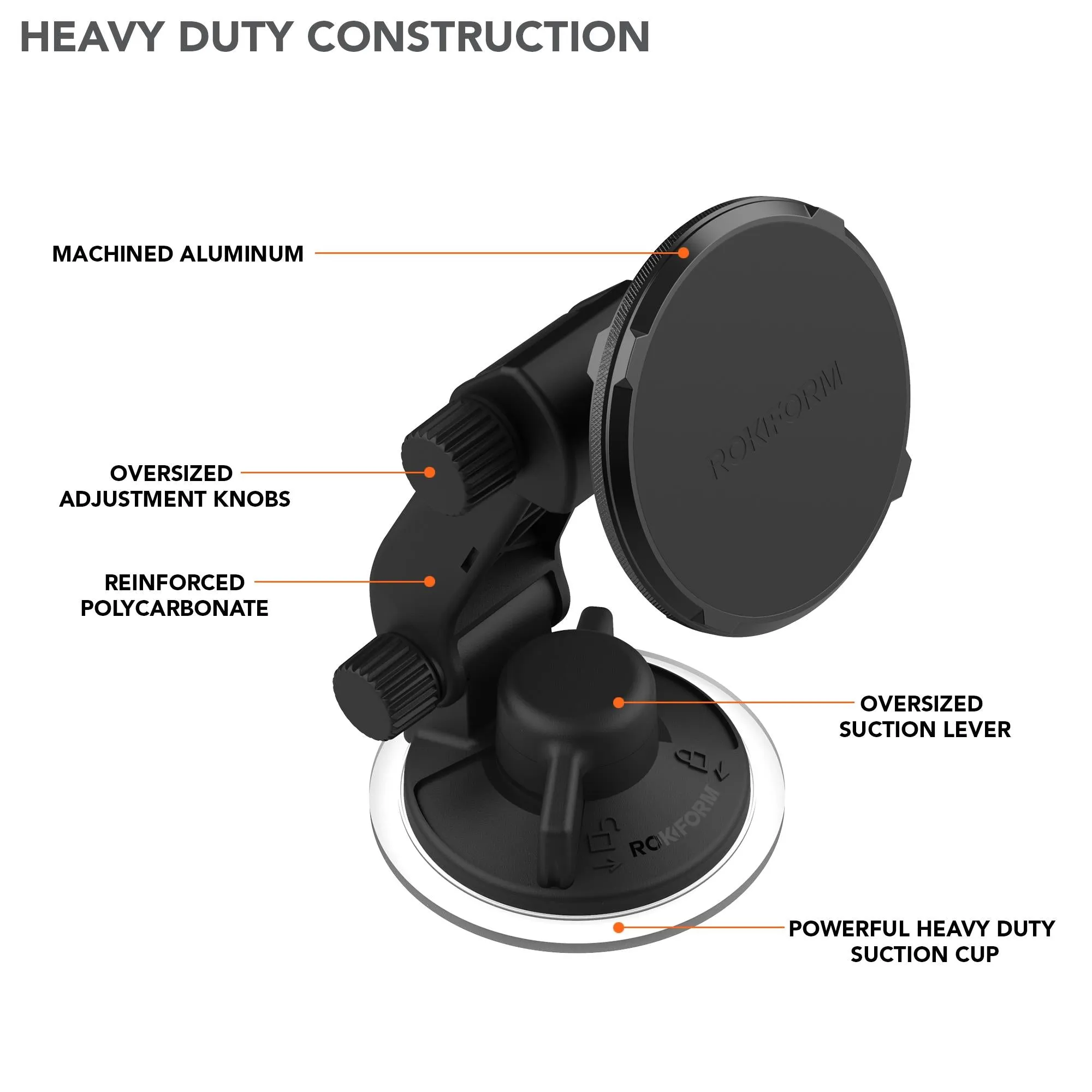 Rokform Magnetic Windshield Suction Mount