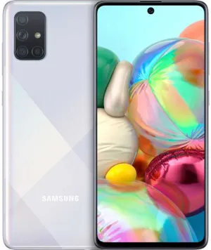 Samsung Galaxy A71 Pre-Owned Unlocked Excellent - Silver / White