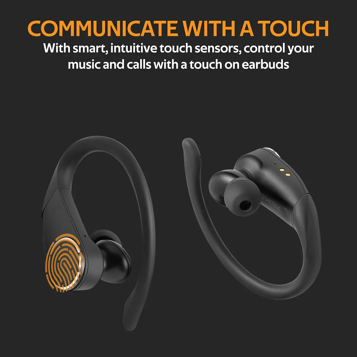 Smart Sporty TWS Earbuds with IntelliTap