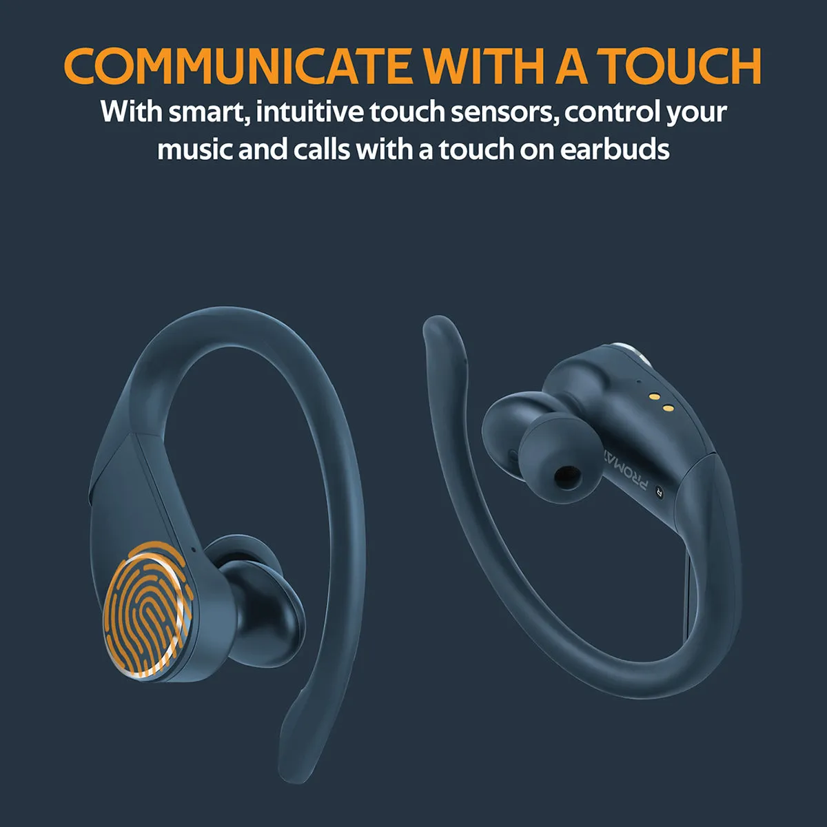 Smart Sporty TWS Earbuds with IntelliTap