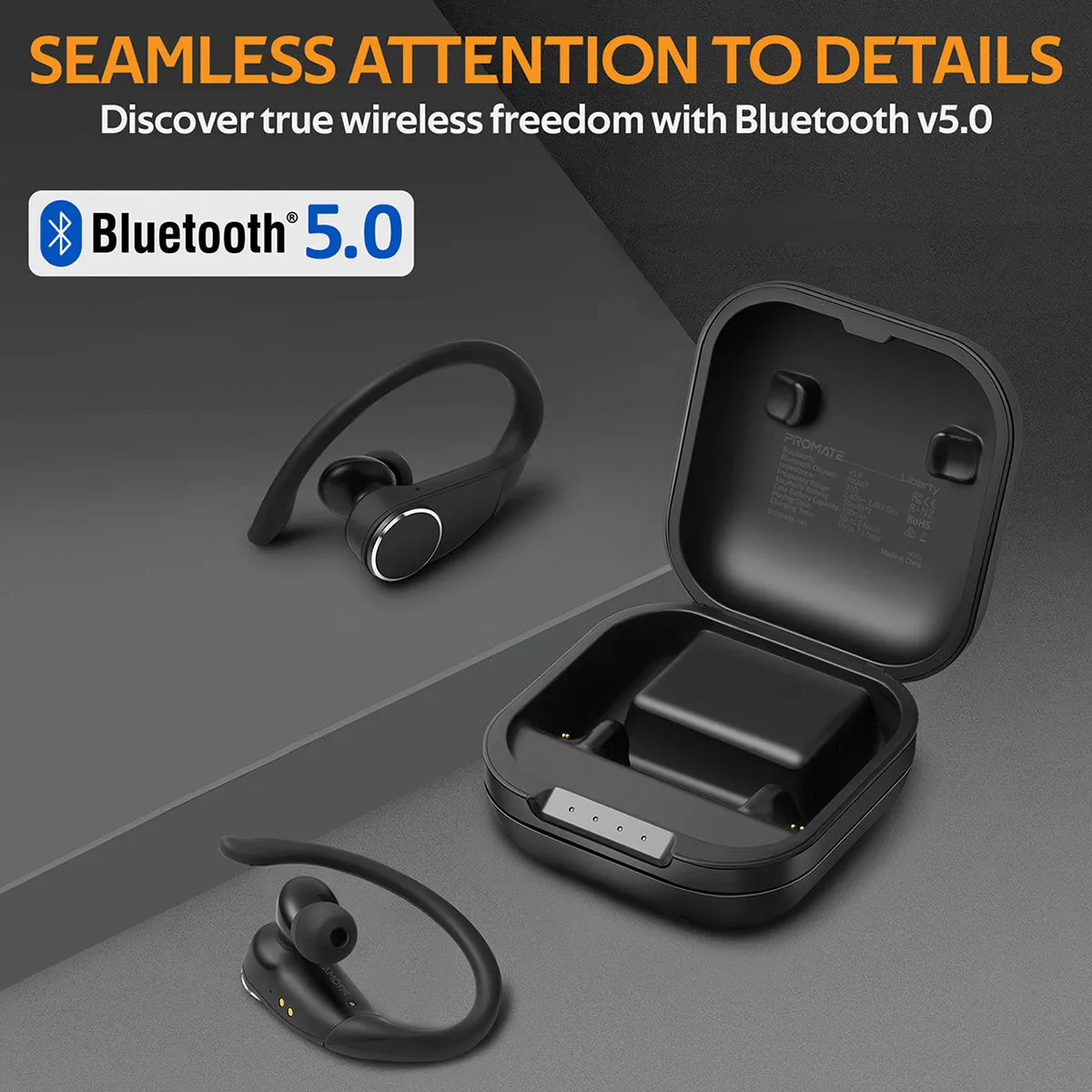 Smart Sporty TWS Earbuds with IntelliTap