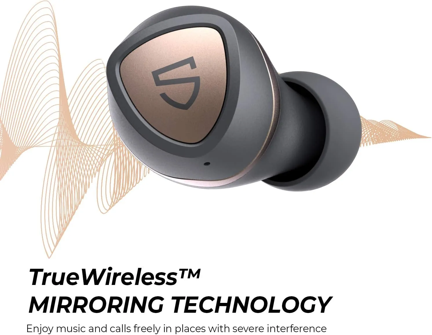 SoundPEATS Sonic Wireless Earbuds with QCC3040, Bluetooth V5.2