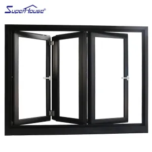 Superhouse Thermal break aluminum glass large window design for balcony