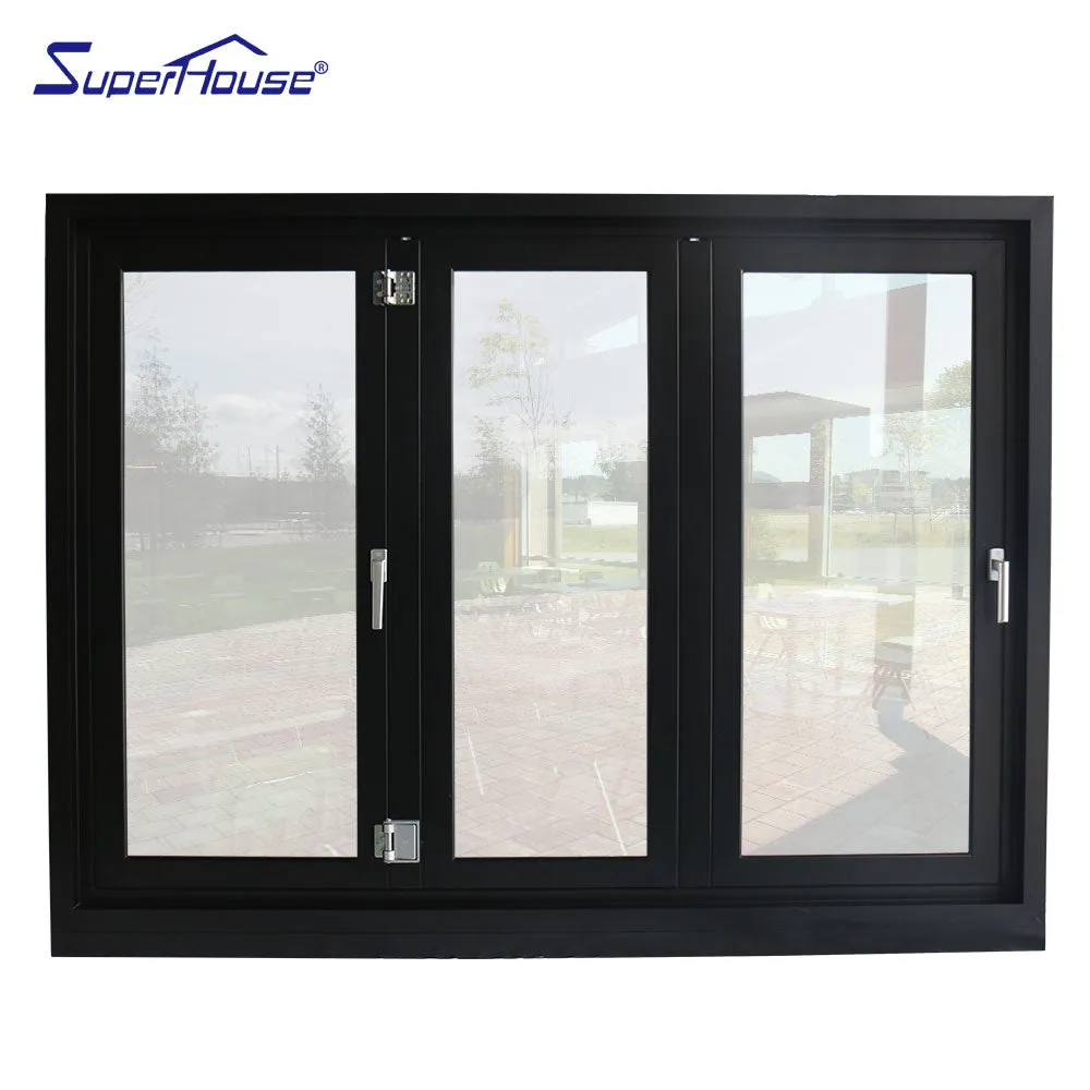Superhouse Thermal break aluminum glass large window design for balcony