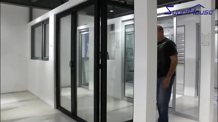 Superhouse Thermal break aluminum glass large window design for balcony