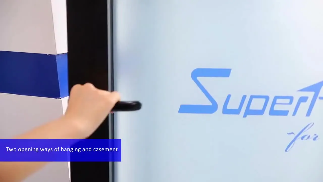 Superwu AU/NZ/USA Standard Flexible Easy thermal break triple glazed tilt and turn windows