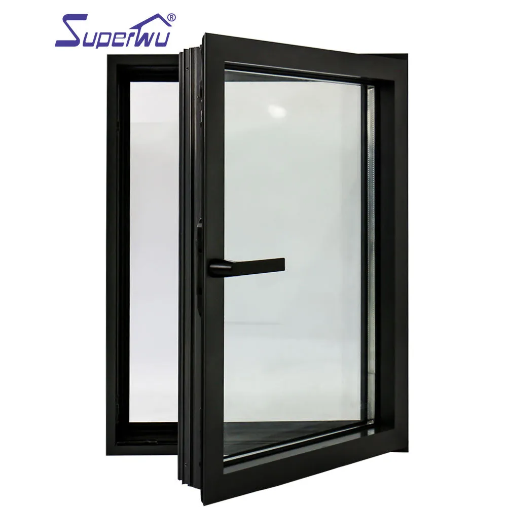 Superwu AU/NZ/USA Standard Flexible Easy thermal break triple glazed tilt and turn windows
