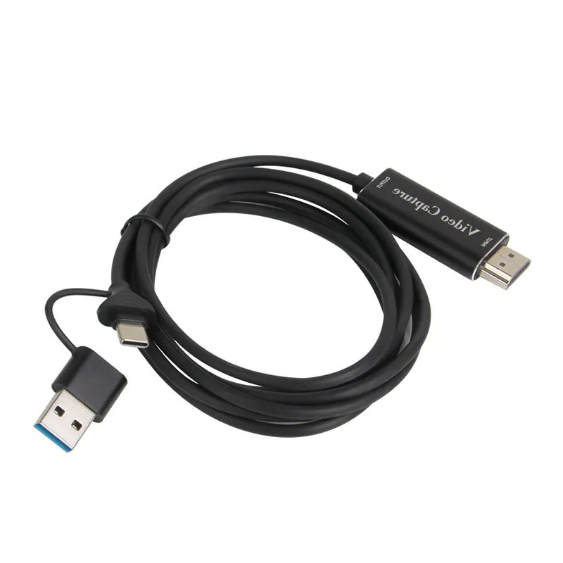 Usb A/Usb C 2-In-1 Connector Cable Hu-12