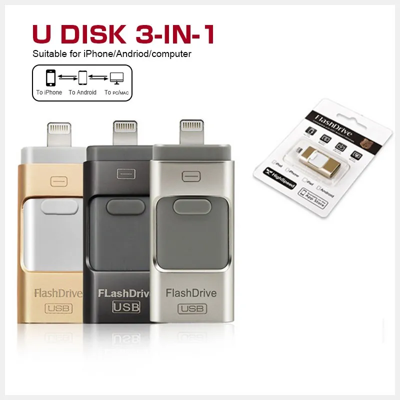 USB Drive for iPhone, iPad & Android