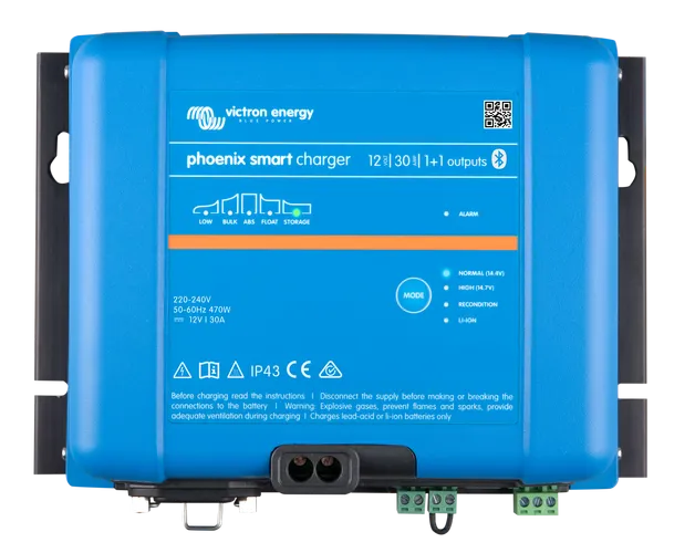 VICTRON PHOENIX SMART IP43 24/16 CHARGER 230V *INCLUDES MAINS CORD AU/NZ